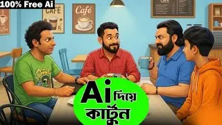 AI দিয়ে নরমাল ভিডিও কার্টুনে পরিণত করুন | Cartoon Video Using AI Bangla