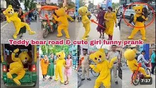 Teddy 🧸Bear Prank on Big Shopping Mall!! 🧸 Bear Fun Video || Prank India |