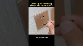 Easiest Way to Remove a Socket Panel &ndash; No More Struggling! ⚡🔧
