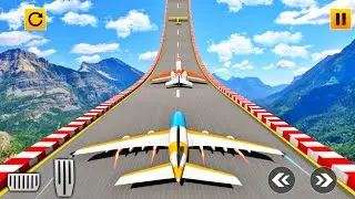 Plane Stunts 3D: Impossible Tracks Stunt Games - Android Gameplay Walkthrough