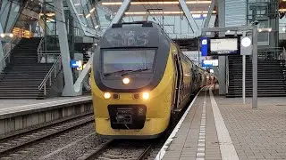 NS 9556 + 9450 vertrekken uit Arnhem Centraal