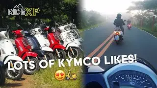 So Many Scooters! Kymco Like 150i Group Ride 4K | Marilaque at Sunrise | Calming Ride
