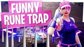 KILLING NOOBS with FUNNY TRAP GLITCH in Fortnite Battle Royale!