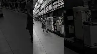 Wrapping Pallet Half Way On Pallet Build!