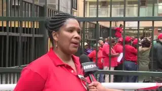 Nehawu down tools in parliament, threaten industrial protest