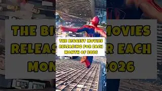 Unmissable Movies of 2026 &mdash; Month by Month! #shorts #movie #trending #spiderman #shortvideo