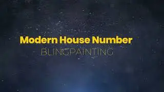 Personalised Modern House Sign