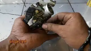 bongkar Throttle body honda beat street