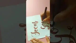 Learn Brush Pen Calligraphy for Beginners #calligraphyforbeginners #brushpencalligraphy
