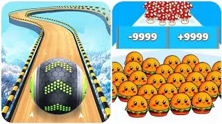 Going Ball Run Vs Food Run  adventure  Max All Levels Android iOS Gameplay