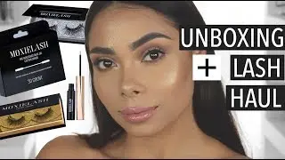 PR UNBOXING & LASH HAUL | MoxieLash