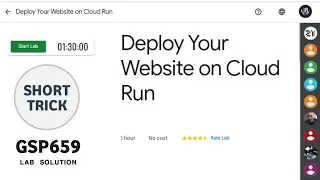 Deploy Your Website on Cloud Run Lab Solution || #GSP659 || #qwiklab || Short Trick