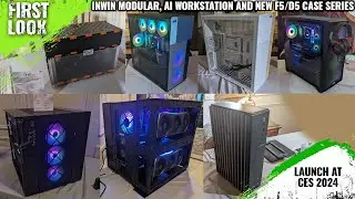 InWin Modular Mini Mod-II, Mod-III, AI Workstation And New F5/D5 Case Series Launched At CES 2024