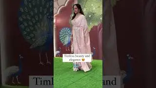 Hema Malini in her pink saree looking so beautiful as she arrived for Ambani&rsquo;s blessings ceremony 😍