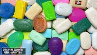 Soothing ASMR💜 Soap Cutting💜💜💜🔪 Clean Slices💜💜 &bull; Relaxing Sounds &bull; Deep Sleep