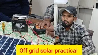 Off grid solar system wiring