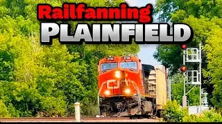 Railfanning Plainfield: 2 Canadian National Trains & 1 BNSF Trains (6/2/24)