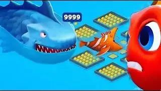 Fishdom 🐠 ads Mini Games 62.5 New update. Hungry fish video gameplay Hadi gaming yt
