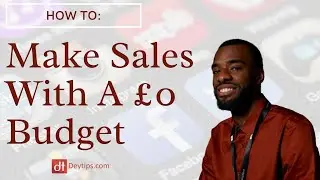 Make Sales On Social Media With No Money | Social Media Marketing For Beginners