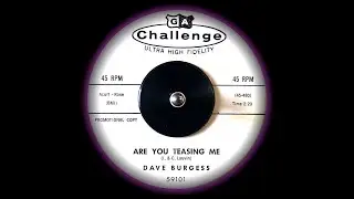 Dave Burgess - Are You Teasing Me (1961) HD