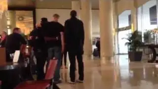 Lavasier Tuinei At LA Hotel, Day After Rose Bowl - iFolloSports.com