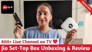 Jio Set Top Box Unboxing 🔥 | Jio New STB Unboxing & Full Review (Hindi)