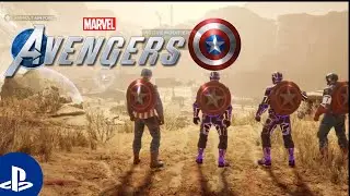 4 Captain America- Marvel's Avengers Game