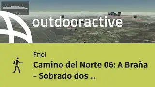 Pilgerweg in Friol: Camino del Norte 06: A Bra&ntilde;a - Sobrado dos Monxes  (Jakobsweg)