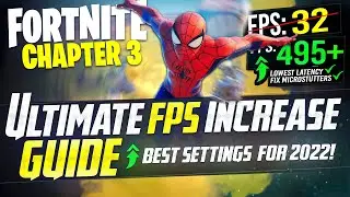 🔧 FORTNITE CHAPTER 3: Dramatically increase performance / FPS with any setup! *BEST SETTINGS* 2022 ✅