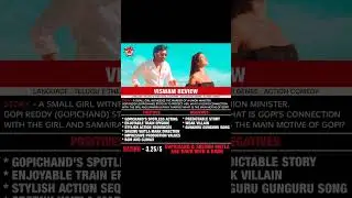 #Gopichand #Kavya Thapar and #Sreenu Vaitla's #Viswam Movie Review.#ViswamReview#CrazybuffReviews