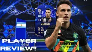 BEST SERIE A STRIKER??? TOTY HONOURABLE MENTIONS MARTINEZ PLAYER REVIEW | FUT ULTIMATE TEAM