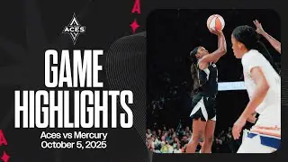 Las Vegas Aces против Phoenix Mercury: лучшие моменты | 10.5.25
