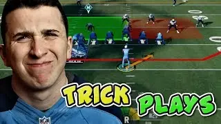 WINNING A MADDEN 18 GAME ONLY RUNNING TRICK PLAYS!