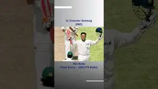 Players with Fastest 300 Runs in a Test Innings | Fastest Triple Centuries #cricket #shorts #short