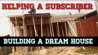 Building in Ghana 2024 | Decking Work Begins | Steel works | Iron Rods | Building a House in Ghana