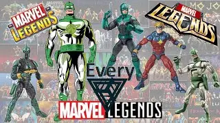 UPDATED: Every Marvel Legends Kree Toybiz and Hasbro Comparison List Toyfair 2020 Mar-vell Captain