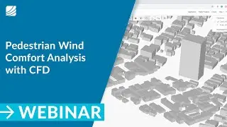 Pedestrian Wind Comfort Assessment with Cloud-Based CFD