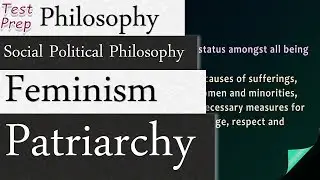 Feminism and Patriarchy : Social Political Philosophy (Philosophy)