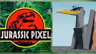 Sneak Peaks In Jurassic Pixel #roblox #dinosaur #teasers