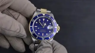 Rolex Submariner 16613 Purple Dial Unboxing Video