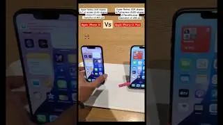 Display Comparison | Phone 14 & 14 Plus  #shorts #techszoom #apple #iphone #iphone14 #yt