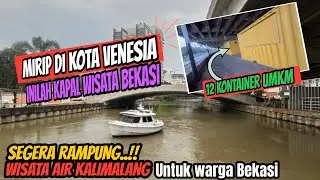 MIRIP DI KOTA VENESIA‼️INILAH KAPAL WISATA AIR KALIMALANG KOTA BEKASI YANG AKAN SEGERA RAMPUNG 