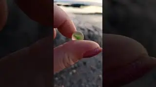 Another beautiful marble gifted from the sea 😍🌊 #marbles #seaglass #seaglasshunting #beachcombing