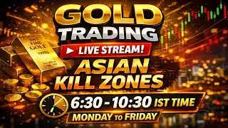🔴 LIVE XAUUSD Gold Trading | High Probability 1 min Scalping in Asian Killzones