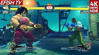 Hugo vs Dudley (Hardest AI) - Ultra Street Fighter IV