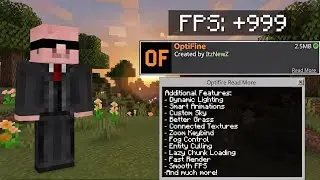 OPTIFIRE FOR MCPE 1.21+ | FPS BOOST & LAG FIX