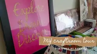 CRAFT ROOM TOUR 2020 | CRAFT ROOM ORGANISATION IDEAS | INDIAN CRAFT ROOM