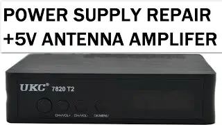 UKC 7820 Т2 , ремонт цепи питания антенного усилителя.