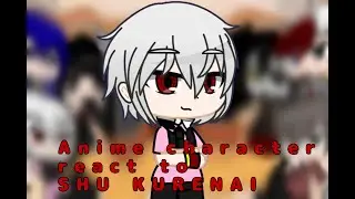 Anime character react to shu kurenai || tiktok/edit || Beyblade burst