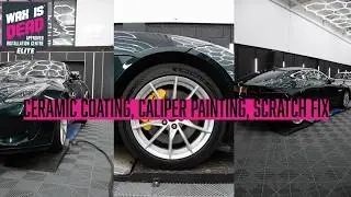 10 YEAR Ceramic Coating on a Jaguar F-Type 😳 | Paint, Wheels & Calipers Done Right